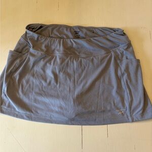 Reebok Women's Sporty Gray Mini Skirt XL